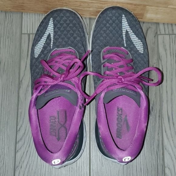 Brooks Pure Flow 6 Running Shoes Sneakers Purple Gray Women's WOMAN'S Size 8 B - Picture 7 of 16